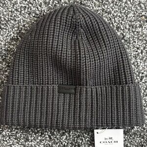 Coach Men's Gray Beanie